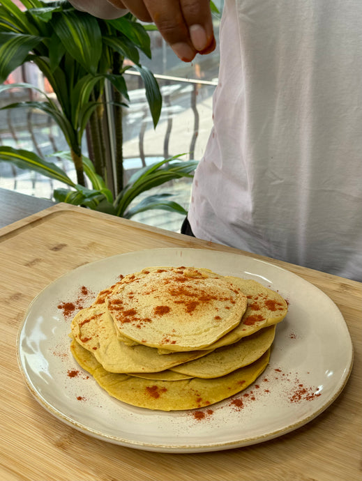 Pancake con la farina di ceci