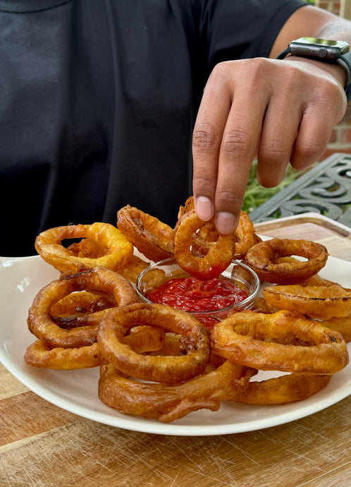 Onion rings indiane