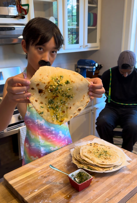 Garlic naan di Noah